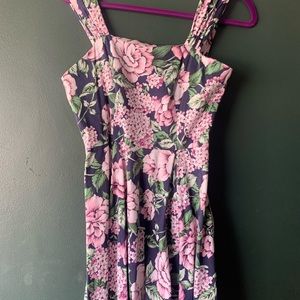 Hearts and roses floral dress